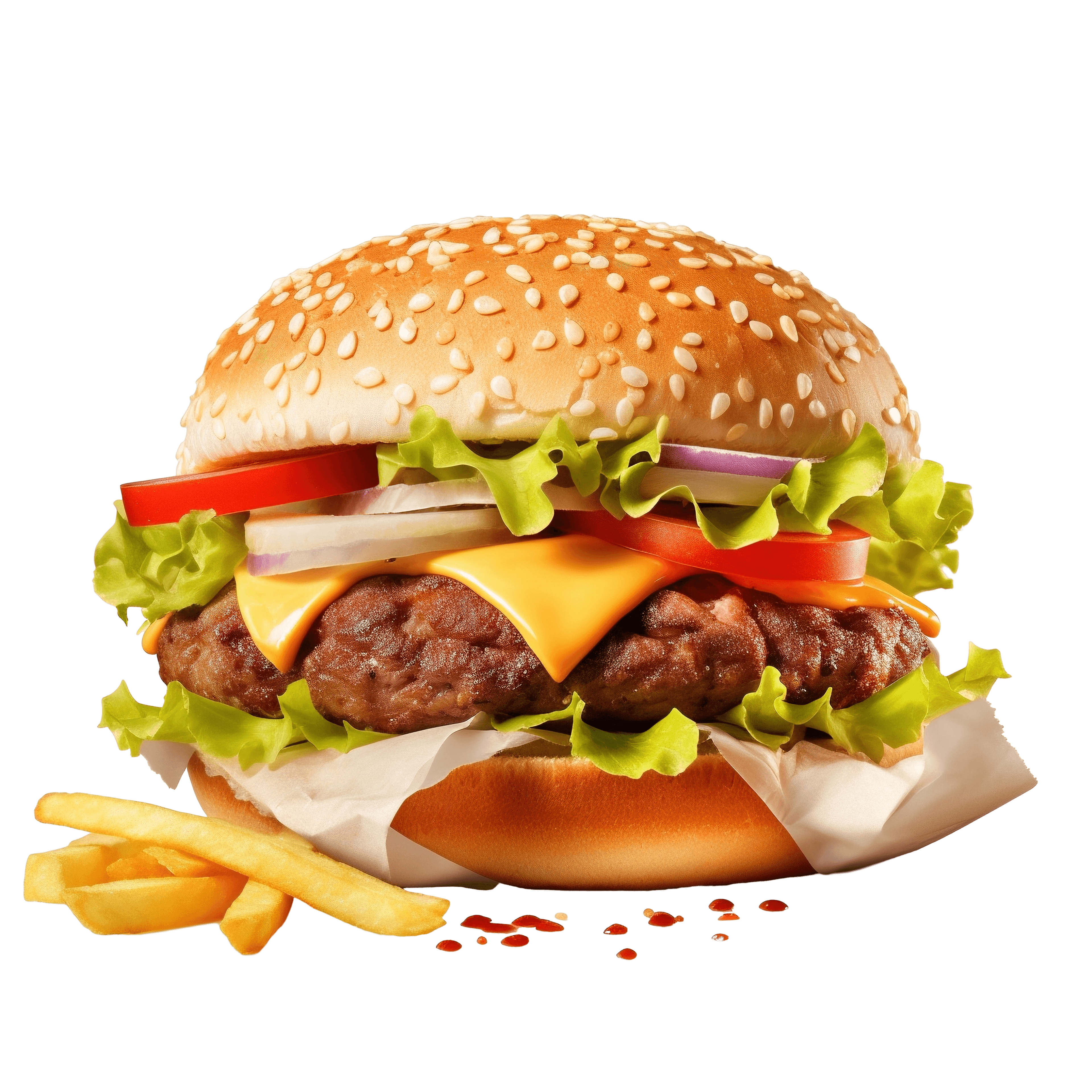 Burger & Fries image